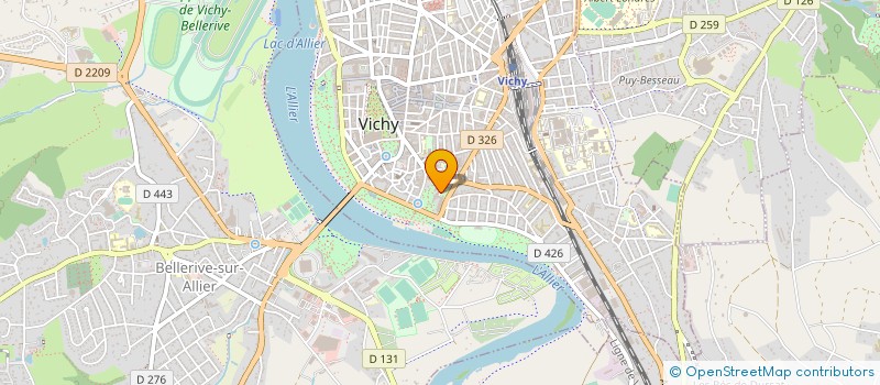 localisation de l'entreprise SARL CLARA à VICHY