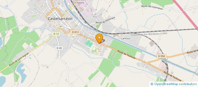 localisation de l'entreprise SARL CLARAC-BOULAIS à CASTELSARRASIN