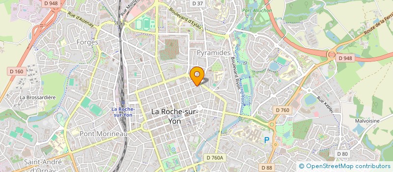 localisation de l'entreprise SARL CLARISOFT à LA ROCHE-SUR-YON