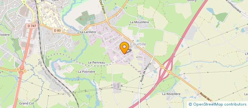 localisation de l'entreprise SARL CLAROM 85 à LA ROCHE-SUR-YON