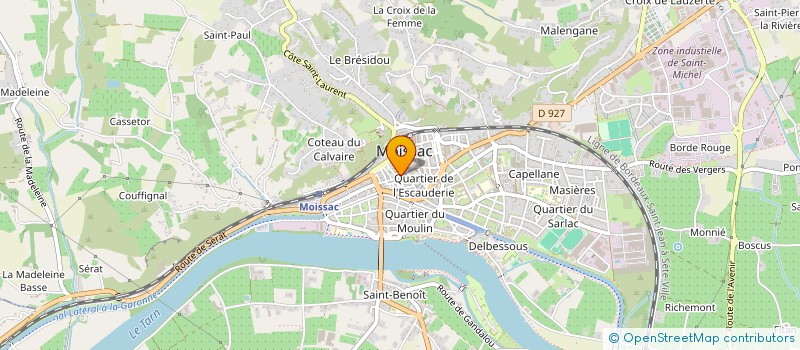 localisation de l'entreprise SARL CLASS & CHIC à MOISSAC