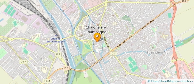 localisation de l'entreprise SARL CLASSIC AUTOMOBILES  CHALONS-EN-CHAMPAGNE