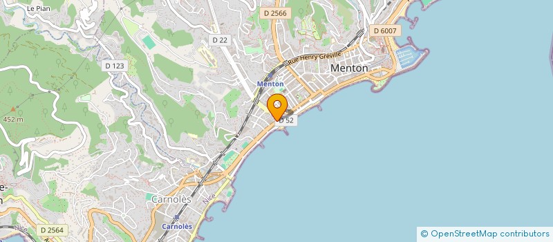 localisation de l'entreprise SARL CLAUDE à MENTON