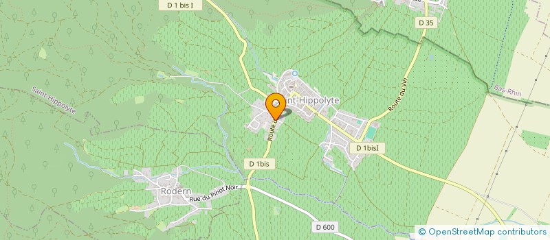 localisation de l'entreprise SARL CLAUDE BLEGER à SAINT-HIPPOLYTE