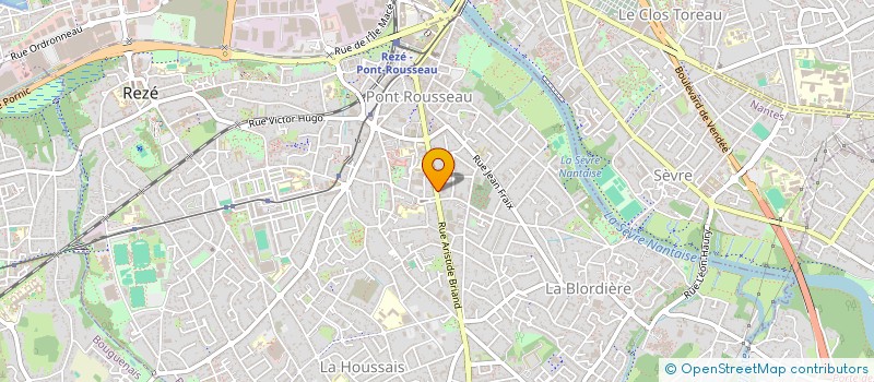 localisation de l'entreprise SARL CLAUDE BRETAGNE  REZE