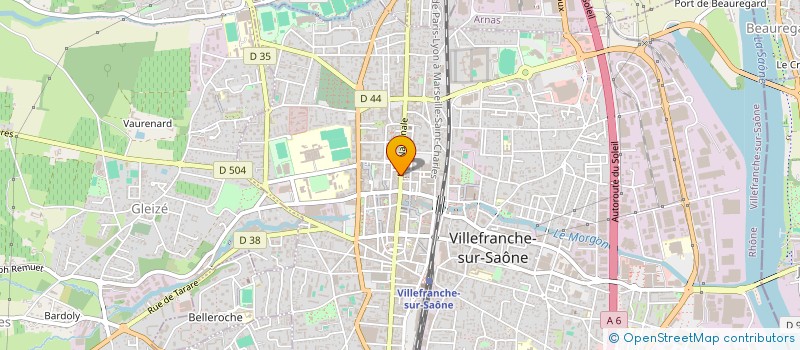 localisation de l'entreprise SARL CLAUDE CENTELLES à VILLEFRANCHE-SUR-SAONE