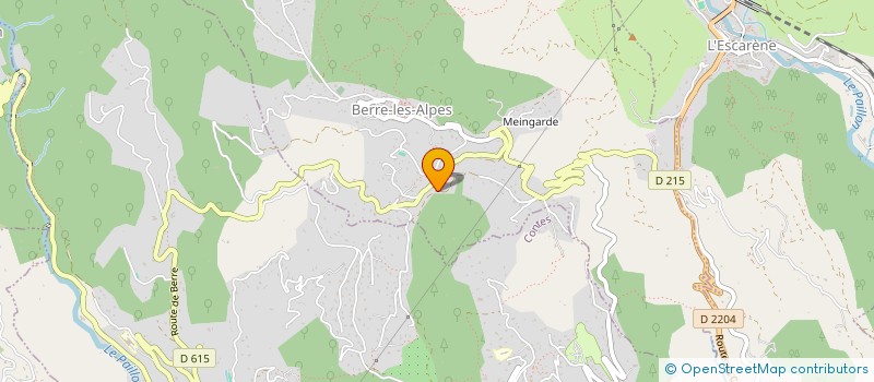 localisation de l'entreprise SARL CLAUDE DALBERA à BERRE-LES-ALPES
