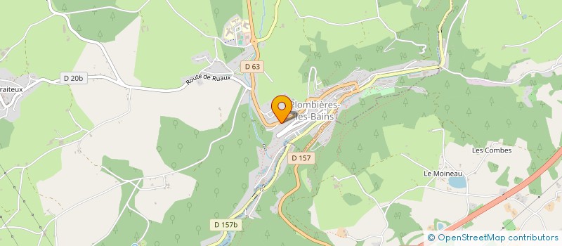 localisation de l'entreprise SARL CLAUDE DIDIER MENUISERIE  PLOMBIERES-LES-BAINS