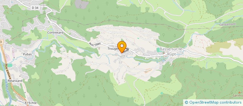 localisation de l'entreprise SARL CLAUDE GABRIEL ET FILS  BASSE-SUR-LE-RUPT