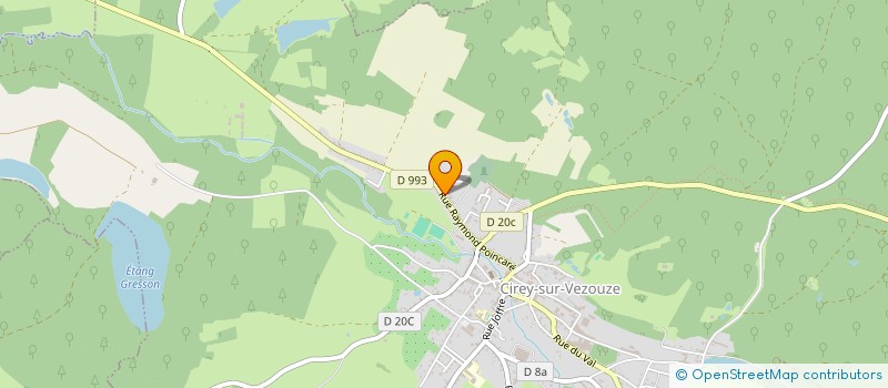 localisation de l'entreprise SARL CLAUDE HENRI ET FILS à CIREY-SUR-VEZOUZE