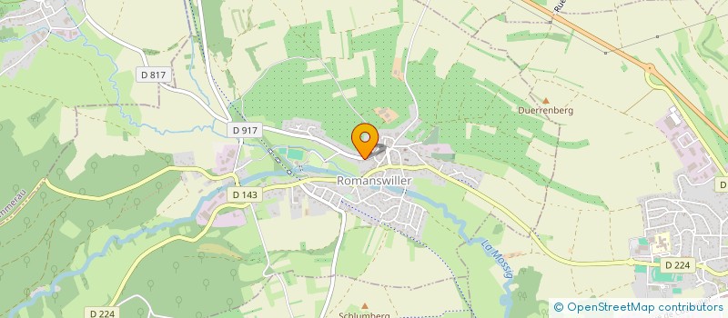 localisation de l'entreprise SARL CLAUDE HUY à ROMANSWILLER