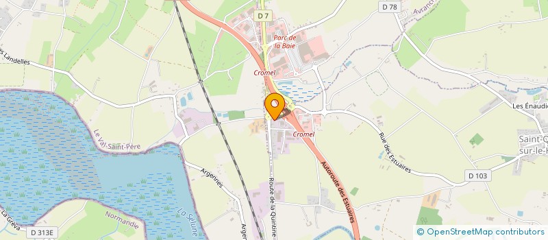 localisation de l'entreprise SARL CLAUDE LAINE  SAINT-QUENTIN-SUR-LE-HOMME