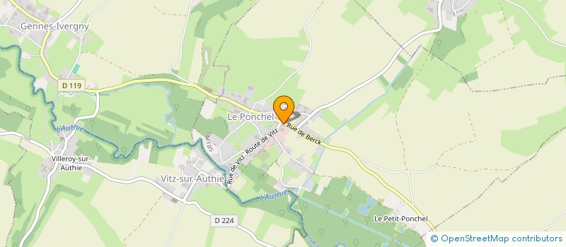 localisation de l'entreprise SARL CLAUDE LELEU  LE PONCHEL