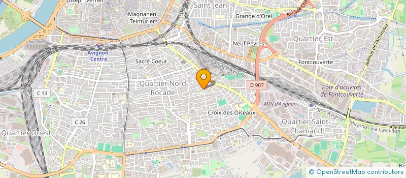 localisation de l'entreprise SARL CLAUDE MOURET à AVIGNON