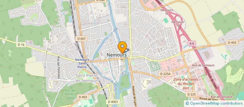 localisation de l'entreprise SARL CLAUDIA CARDINALE à NEMOURS