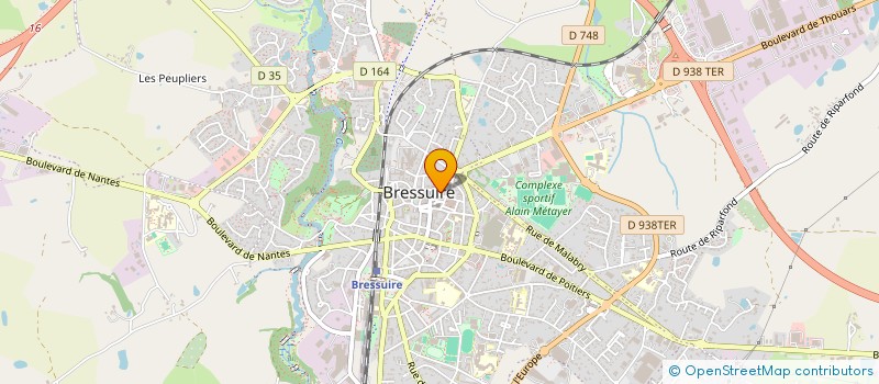 localisation de l'entreprise SARL CLAUDY GAZEAU CONSEIL  BRESSUIRE