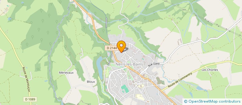 localisation de l'entreprise SARL CLAURIANE à NERIS-LES-BAINS