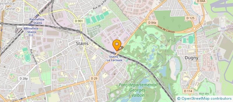 localisation de l'entreprise SARL CLEAN à STAINS