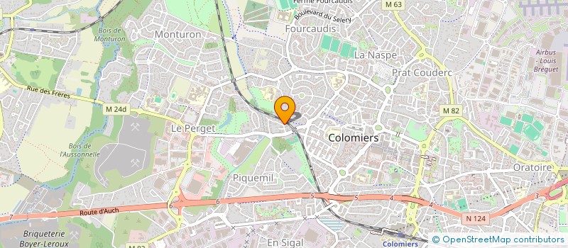 localisation de l'entreprise SARL CLEAN'ELEC à COLOMIERS