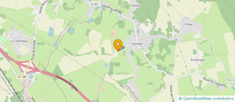 localisation de l'entreprise SARL CLEAN ROUTES 2000 à PARIGNY-LES-VAUX