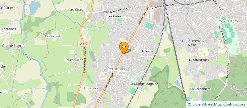localisation de l'entreprise SARL CLEAN WATTER à PERONNAS