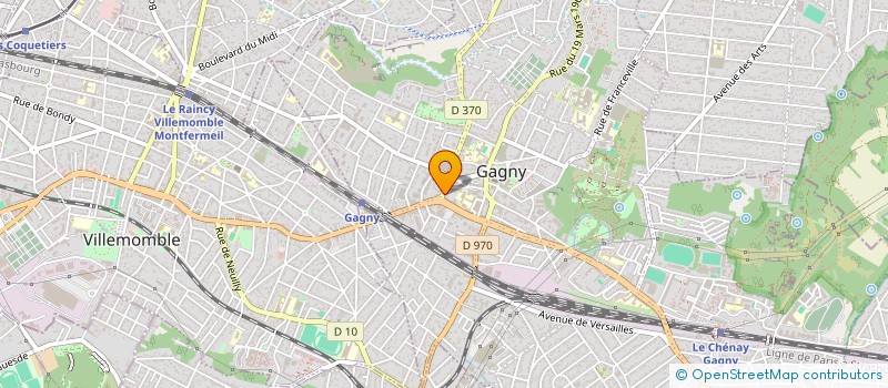 localisation de l'entreprise SARL CLEANLINEN à GAGNY