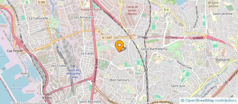 localisation de l'entreprise SARL CLEMANTIC à MARSEILLE