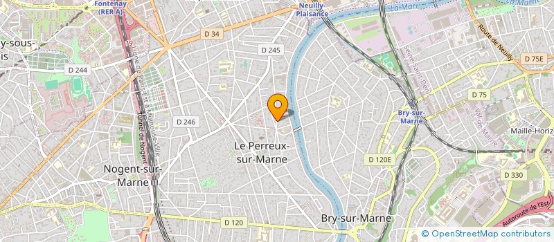 localisation de l'entreprise SARL CLEMENSON-BLANC  LE PERREUX-SUR-MARNE