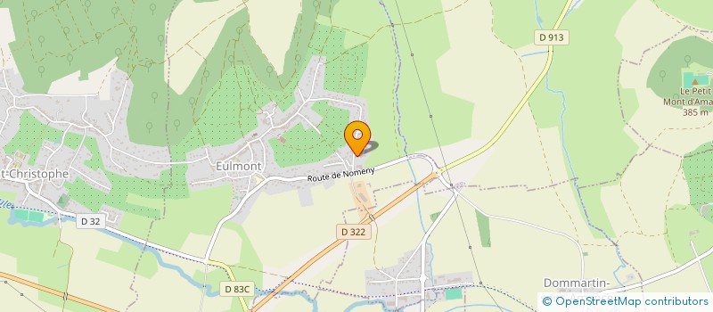 localisation de l'entreprise SARL CLEMENT  EULMONT