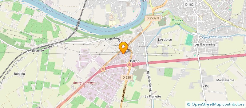 localisation de l'entreprise SARL CLEMENT à BOURG-DE-PEAGE