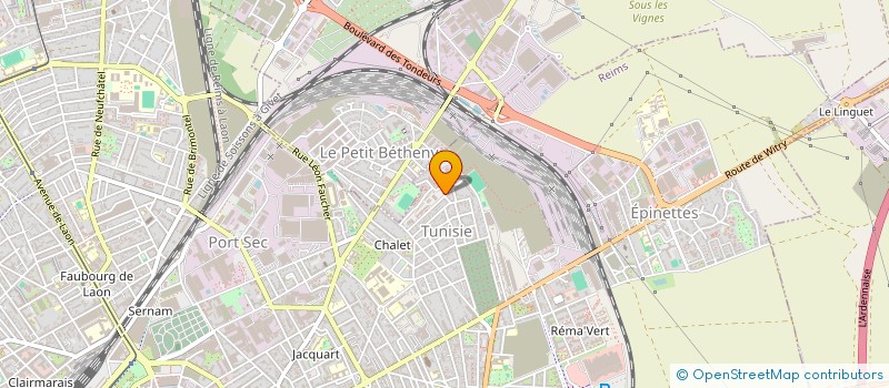 localisation de l'entreprise SARL CLEMENT LEE FROID ET CLIMATISATION  REIMS