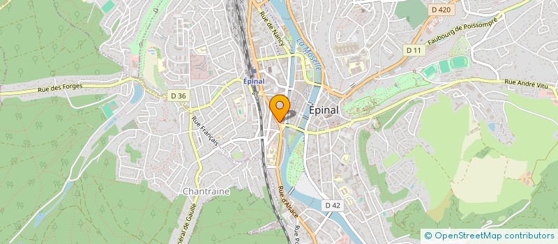 localisation de l'entreprise SARL CLEMENTZ MOTOCULTURE à EPINAL