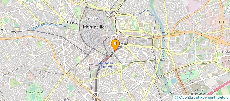 localisation de l'entreprise SARL CLEO LEVEQUE à MONTPELLIER