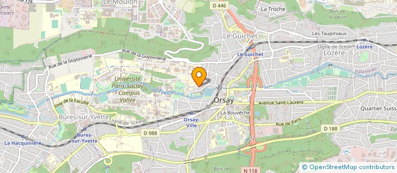 localisation de l'entreprise SARL CLEO PUBLICITE à ORSAY