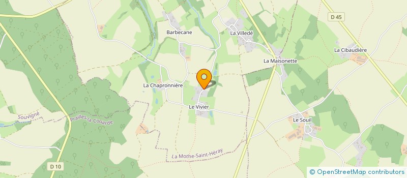 localisation de l'entreprise SARL CLERC TRANSPORTS MOTHAIS à LA MOTHE-SAINT-HERAY
