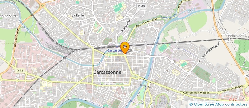 localisation de l'entreprise SARL CLERGUE à CARCASSONNE