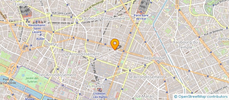 localisation de l'entreprise SARL CLERITEX 2000  PARIS