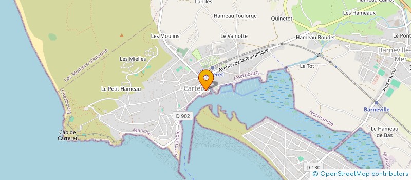 localisation de l'entreprise SARL CLEROT LOY  BARNEVILLE-CARTERET