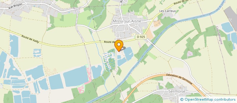 localisation de l'entreprise SARL CLEROY à MISSY-SUR-AISNE
