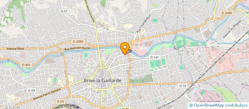 localisation de l'entreprise SARL CLIM ENERGIE à BRIVE-LA-GAILLARDE