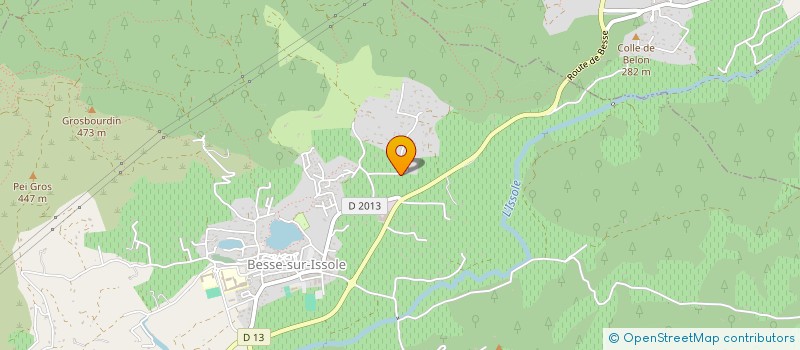 localisation de l'entreprise SARL CLIM-R SUD  BESSE-SUR-ISSOLE