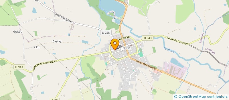 localisation de l'entreprise SARL CLIM SUD FINANCE  MARCIAC