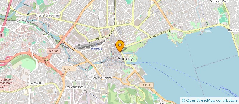 localisation de l'entreprise SARL CLIMALP à ANNECY