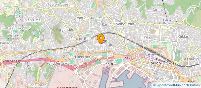 localisation de l'entreprise SARL CLIMATELEC à TOULON