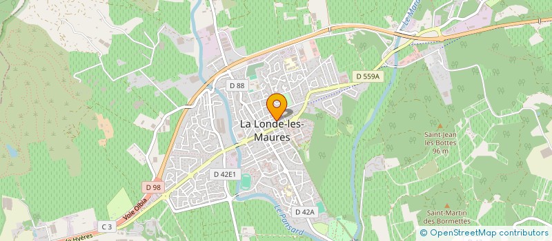 localisation de l'entreprise SARL CLIMAZUREA  LA LONDE-LES-MAURES
