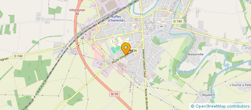 localisation de l'entreprise SARL CLIN D'OEIL à RUFFEC