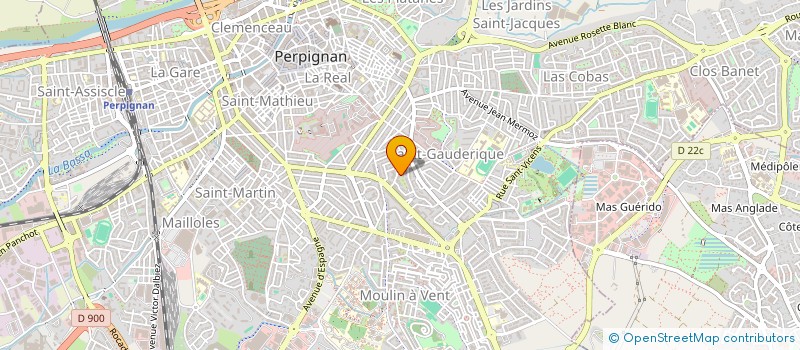 localisation de l'entreprise SARL CLINIQUE MARIOTTE à PERPIGNAN