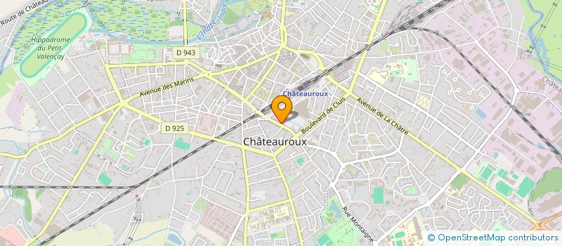 localisation de l'entreprise SARL CLIP EVOLUTION à CHATEAUROUX
