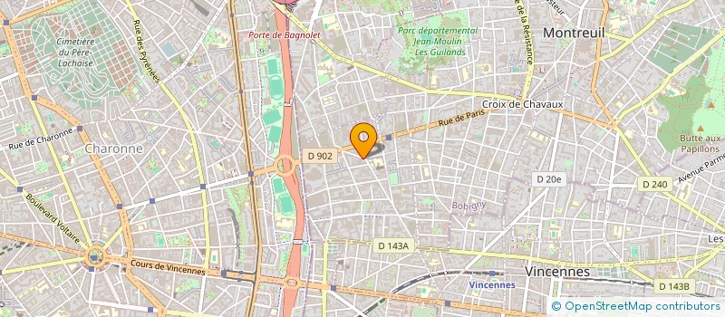 localisation de l'entreprise SARL CLIPS à MONTREUIL