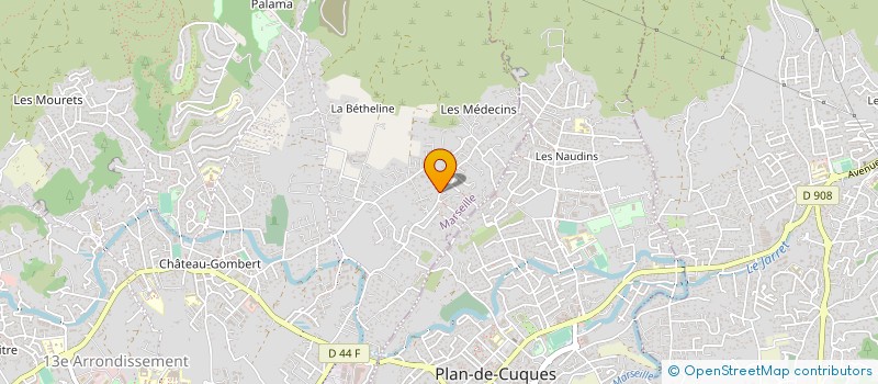 localisation de l'entreprise SARL CLM COIFFURE LIGNE METRO à MARSEILLE 13EME